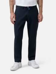 Pierre Cardin Spodnie chino w kolorze granatowym rozmiar: W36/L32. Niebieskie spodnie materiałowe męskie Pierre Cardin, bez wzorów. Za 193.24 zł.
