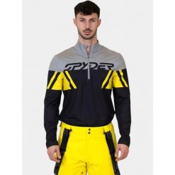 Koszulka Męska Spyder Podium HZ. Czarne bielizna termoaktywna męska Spyder, l, bez wzorów. Za 479.00 zł.
