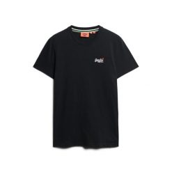 Koszulka Superdry Essential Logo Emb. Czarne szorty męskie Superdry., bez wzorów, prążkowane, klasyczne. Za 128.50 zł.