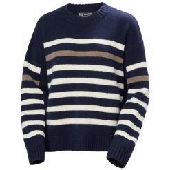 Sweter damski Helly Hansen Bliss. Niebieskie swetry klasyczne damskie Helly Hansen, s, z materiału, bez kołnierzyka. Za 635.00 zł.
