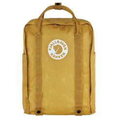 Plecak szkolny Tree-Kanken. Żółte plecaki męskie Fjällräven, bez wzorów, z lyocellu. Za 545.00 zł.