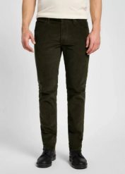 LEE MĘSKIE SPODNIE SZTRUKSOWE LEE DAREN ZIP FLY BLACK 112365814. Czarne spodnie materiałowe męskie Lee, bez wzorów, ze sztruksu. Za 199.99 zł.