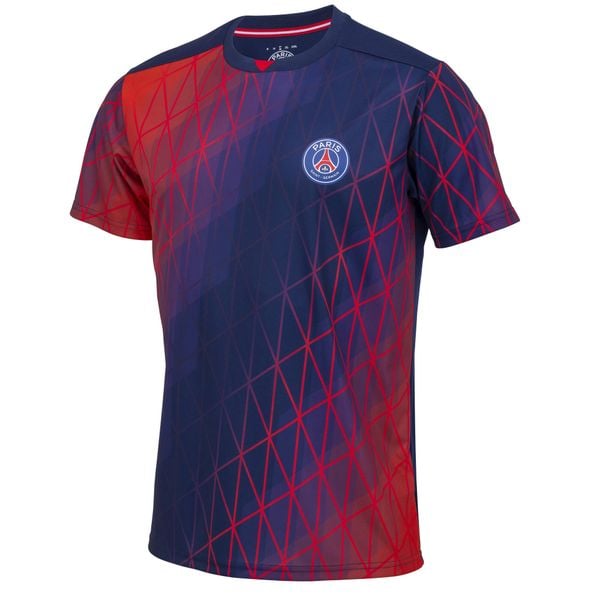 Koszulka treningowa PSG męska. Czerwone t-shirty sportowe męskie PSG, m, bez ramiączek, do piłki nożnej. Za 139.99 zł.