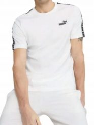 KOSZULKA męska PUMA 684674-02 t shirt męski sportowa biała bawełniany XXL. Białe t-shirty męskie Puma, m, z bawełny, bez ramiączek. Za 72.49 zł.
