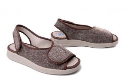 Befado Dr Orto 541D 003 brązowy, sandały damskie. Brązowe sandały damskie Befado Dr Orto, bez wzorów, bez obcasa. Za 91.20 zł.