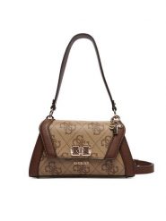 Guess Torebka Karnilla HWOS99 01190 Brązowy. Brązowe torebki klasyczne damskie Guess, z aplikacjami, ze skóry, bez dodatków. Za 589.99 zł.