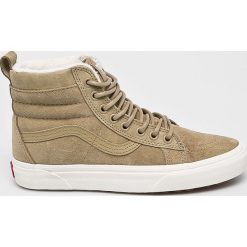 Vans - Buty. Zielone buty sportowe na co dzień damskie Vans, bez wzorów, z gumy. W wyprzedaży za 269.90 zł.