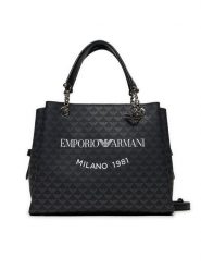 Emporio Armani Torebka Y3D159 YWS0E 86284 Czarny. Czarne torebki klasyczne damskie Emporio Armani, bez wzorów, ze skóry, bez dodatków. Za 789.99 zł.