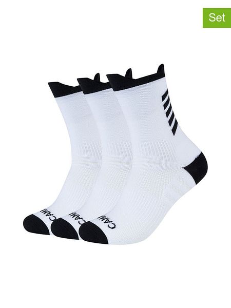 S.Oliver Skarpety (3 pary) w kolorze biało-czarnym rozmiar: 39-42. Białe skarpetki męskie S.Oliver, bez wzorów, ze splotem. Za 84.21 zł.