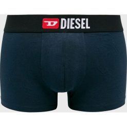 Diesel - Bokserki (3-pack). Niebieskie bokserki męskie Diesel, bez wzorów, z bawełny. W wyprzedaży za 139.90 zł.