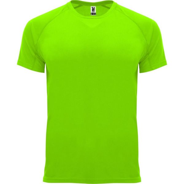 Męska Koszulka Sportowa Z Krótkim Rękawem Bahrain. Zielone t-shirty sportowe męskie ROLY, m, bez ramiączek, trekkingowe. Za 25.99 zł.