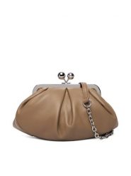 Weekend Max Mara Torebka 2615511164600 Brązowy. Brązowe torebki klasyczne damskie Weekend Max Mara, bez wzorów, ze skóry, wizytowe, bez kołnierzyka, bez ramiączek. Za 1,309.00 zł.