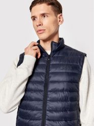 Boss Kamizelka Calano 50471854 Granatowy Regular Fit. Niebieskie kamizelki męskie Boss, m, z syntetyku. Za 539.99 zł.