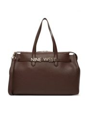 Nine West Torebka EO-Manhattan-Muse-I-LX10192 Brązowy. Brązowe torebki klasyczne damskie Nine West, bez wzorów, z materiału, bez dodatków. Za 239.99 zł.