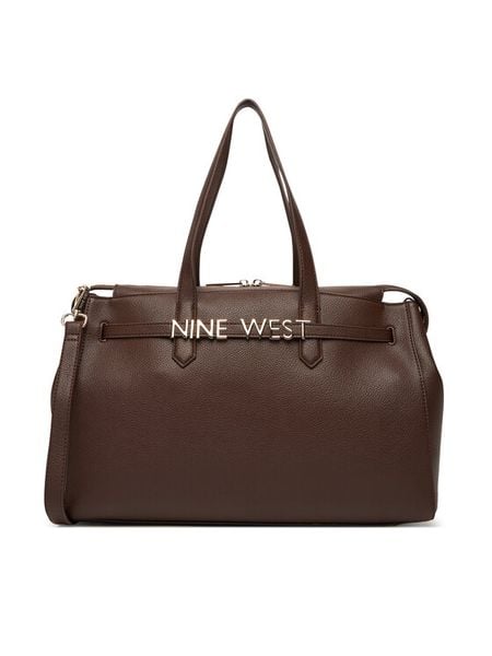 Nine West Torebka EO-Manhattan-Muse-I-LX10192 Brązowy. Brązowe torebki klasyczne damskie Nine West, bez wzorów, z materiału, bez dodatków. Za 239.99 zł.