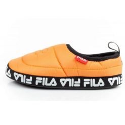 Kapcie Fila Comfider FFW0227.30019 pomarańczowe. Brązowe kapcie damskie z gumy. Za 147.90 zł.
