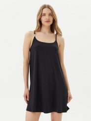 EA7 Emporio Armani Sukienka plażowa 7W000312 AF12211 UC001 Czarny. Czarne sukienki damskie EA7 Emporio Armani, na plażę, xs, bez wzorów, z wiskozy, bez kołnierzyka, bez ramiączek. Za 409.99 zł.