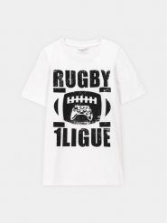 Coccodrillo T-Shirt WC4143221VBA Biały Regular Fit. Białe t-shirty chłopięce COCCODRILLO, bez wzorów, z bawełny, bez ramiączek. Za 29.99 zł.