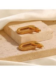 Atelier MIU Pozłacane kolczyki rozmiar: onesize. Żółte kolczyki damskie atelier MIU, pozłacane. Za 34.99 zł.