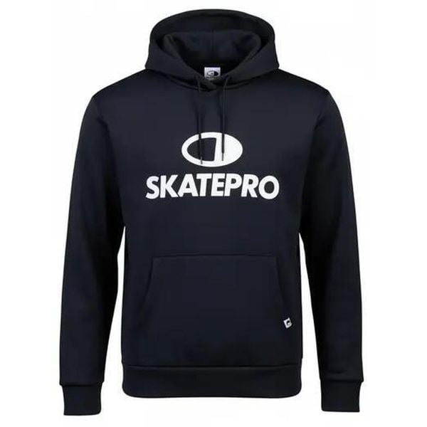 Odzież Bluza sportowa unisex SkatePro Tech Bluza z kapturem - XL - Black / White. Czarna bluzy sportowe damskie SKATEPRO, na zimę, xl, bez wzorów, bez ramiączek, z kapturem. Za 205.99 zł.