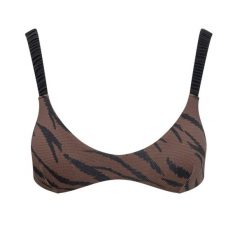 Góra od bikini Sundek Bralette Top. Brązowe bikini damskie SUNDEK, bez wzorów. Za 155.00 zł.