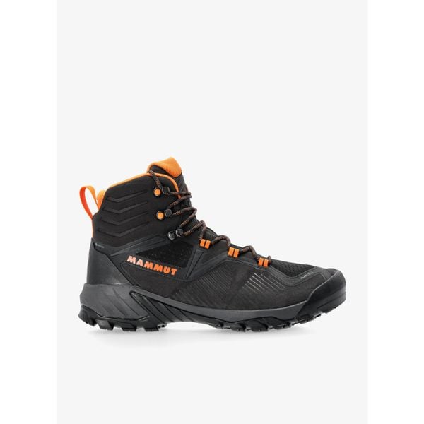 Buty trekkingowe męskie Mammut Sapuen High GTX. Szare buty trekkingowe męskie Mammut, bez zapięcia. Za 840.35 zł.