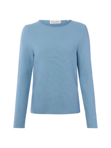 Marc O'Polo Sweter z dzianiny Kobiety Bawełna niebieski, L. Niebieskie swetry klasyczne damskie Marc O´Polo, l, z bawełny, bez kołnierzyka. Za 349.95 zł.