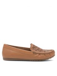 Lasocki Mokasyny GRD-D520-02 Brązowy. Brązowe mokasyny damskie Lasocki, ze skóry. Za 159.99 zł.