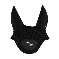 Krótka czapka dla konia Premier Equine Acoustic. Czarne czapki męskie PREMIER EQUINE, bez wzorów, z dzianiny. Za 245.50 zł.