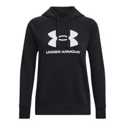Bluza damska z kapturem Under Armour Rival Fleece Big Logo. Białe bluzy z kapturem damskie Under Armour. Za 229.85 zł.