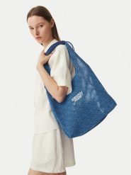 Tommy Jeans Torebka Tjw Summer Crochet Hobo AW0AW18778 Niebieski. Niebieskie torebki klasyczne damskie Tommy Jeans, bez wzorów, z jeansu, bez dodatków. Za 529.99 zł.