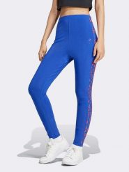 Adidas Legginsy w kolorze niebieskim rozmiar: L. Niebieskie legginsy damskie Adidas, l, bez wzorów, outdoorowe. Za 174.43 zł.