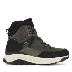 Trzewiki Rieker Revolution Lifestyle. Zielone botki damskie Rieker Revolution Lifestyle, bez obcasa, na płaskiej podeszwie, bez zapięcia. Za 384.99 zł.