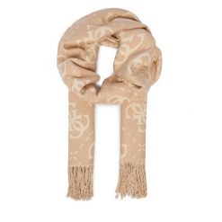 Szalik Guess. Brązowe szaliki i kominy damskie Guess, z aplikacjami. Za 199.99 zł.