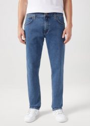 WRANGLER GREENSBORO MĘSKIE SPODNIE JEANSOWE JEANSY DŻINSY HAZE 112350665 W15Q018394. Jeansy męskie Wrangler. Za 229.99 zł.