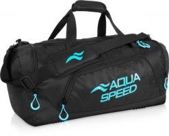 Torba sportowa pływacka na ramię 43l Aqua Speed. Czarne torby męskie na ramię Aqua-Speed, bez wzorów, z materiału, na ramię, duże. Za 100.99 zł.