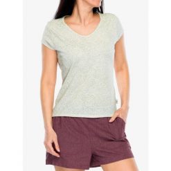Koszulka bawełniana damska Royal Robbins Featherweight Slub Tee. Zielone bluzki sportowe damskie ROYAL ROBBINS, bez wzorów, z bawełny, bez ramiączek. Za 182.99 zł.
