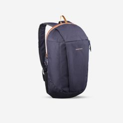 Plecak turystyczny Quechua Arpenaz 50 10 litrów. Niebieskie plecaki męskie QUECHUA, bez wzorów, z materiału. Za 14.99 zł.