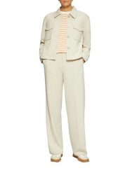 S.Oliver Spodnie w kolorze beżowym rozmiar: 38. Brązowe spodnie materiałowe damskie S.Oliver, bez wzorów, z materiału. Za 152.99 zł.