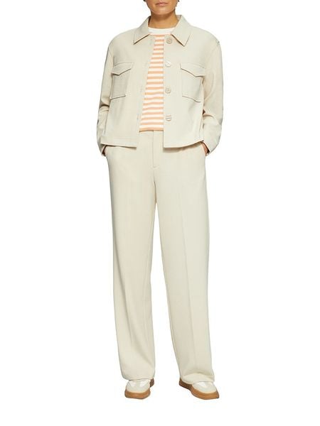 S.Oliver Spodnie w kolorze beżowym rozmiar: 44. Brązowe spodnie materiałowe damskie S.Oliver, bez wzorów, z materiału. Za 152.99 zł.