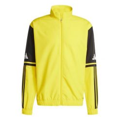 Kurtka z dresu adidas Squadra 25. Czarne kurtki męskie Adidas, bez wzorów, z dresówki, bez kaptura. Za 153.99 zł.
