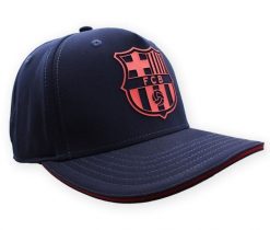 Czapka z daszkiem FC Barcelona - oficjalna licencjonowana. Niebieskie czapki męskie Puma, bez wzorów, z bawełny. Za 109.00 zł.