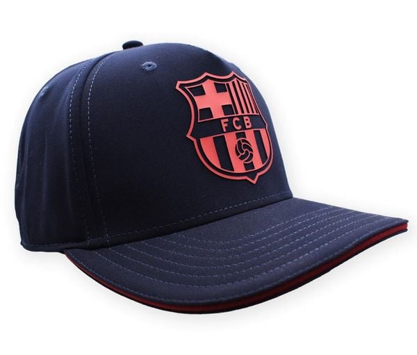 Czapka z daszkiem FC Barcelona - oficjalna licencjonowana. Niebieskie czapki męskie Puma, bez wzorów, z bawełny. Za 109.00 zł.