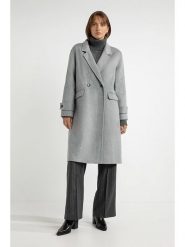 Josephine & Co Płaszcz zimowy "Sandro" w kolorze szarym rozmiar: 38. Szare płaszcze damskie Josephine & Co, na zimę, bez wzorów, z puchu. Za 436.14 zł.
