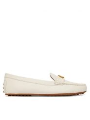 LAUREN RALPH LAUREN Mokasyny 802852847025 Biały. Białe mokasyny damskie Lauren Ralph Lauren, ze skóry. Za 649.99 zł.