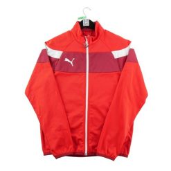 Kurtka Męska 654658 01 Czerwona. Czerwone kurtki treningowe męskie Puma, m, bez wzorów, na fitness i siłownię. Za 122.16 zł.
