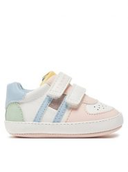 Tommy Hilfiger Sneakersy Flag Low Cut Velcro T0A9-33720-1528 Biały. Białe buty sportowe dziewczęce Tommy Hilfiger, bez wzorów, ze skóry, bez zapięcia. Za 179.99 zł.