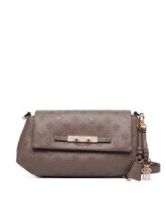 Guess Torebka Carmella HWPD22 25200 Beżowy ciemny. Brązowe listonoszki damskie Guess, z aplikacjami, ze skóry, bez dodatków. Za 584.99 zł.