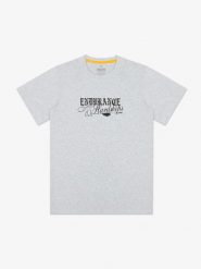 MANTO t-shirt RESOLVE melanż. Szare t-shirty damskie Manto, xl, bez wzorów, z bawełny, bez kołnierzyka. Za 109.00 zł.