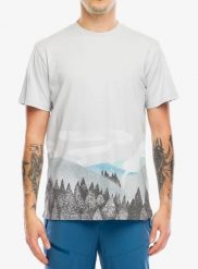 Koszulka bawełniana Turbat Fog T-Shirt. Szare t-shirty męskie TURBAT, m, z aplikacjami, z bawełny, bez kołnierzyka. Za 104.49 zł.